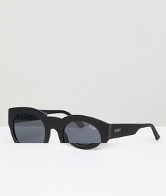 Черные круглые солнцезащитные очки Quay Australia If Only - Черный