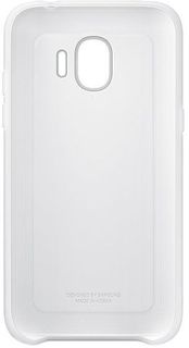 Чехол (клип-кейс) SAMSUNG Dual Layer Cove, для Samsung Galaxy J2 (2018), белый [ef-pj250cwegru]