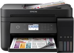 МФУ струйный EPSON L6170, A4, цветной, струйный, черный [c11cg20404]