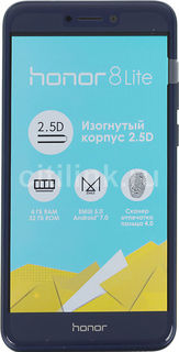 Смартфон HUAWEI Honor 8 Lite 32Gb, синий