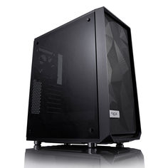 Корпус ATX FRACTAL DESIGN Meshify C Blackout TG, Midi-Tower, без БП, черный