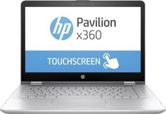 Ноутбук-трансформер HP Pavilion x360 14-ba105ur, 14&quot;, Intel Core i7 8550U 1.8ГГц, 8Гб, 1000Гб, 128Гб SSD, nVidia GeForce 940MX - 4096 Мб, Windows 10, 2PQ12EA, серебристый