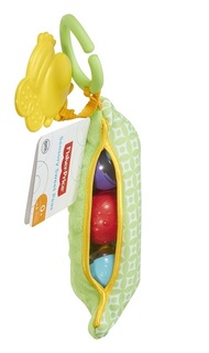 Развивающая игрушка Mattel Fisher-Price Погремушка мягкая Горошек