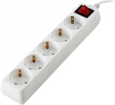 Удлинитель SUPRA 5 Sockets 5m White S-3-ES-5M