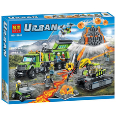 Конструктор Bela Urban База исследователей вулканов 860 дет. 10641