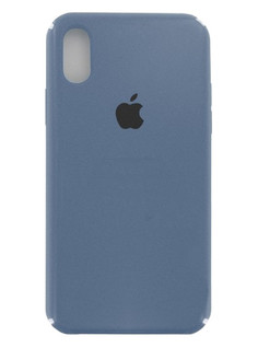 Аксессуар Чехол Krutoff для APPLE iPhone X Silicone Case Ocean Blue 10821
