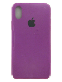 Аксессуар Чехол Krutoff для APPLE iPhone X Silicone Case Purple 10822