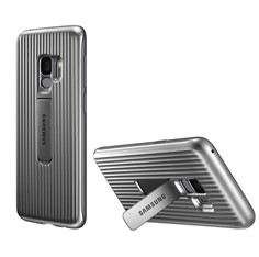 Аксессуар Чехол-накладка Samsung Galaxy S9 Protective Standing Cover Silver EF-RG960CSEGRU