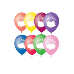 Набор воздушных шаров ПОИСК С Днём рождения 30cm 5шт 4690296054373