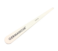 Пилка-наждак Germanicure GM-1828-WOOD (100/180) White 37377/0