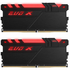 Модуль памяти GeIL EVO X DDR4 DIMM 2400MHz PC4-21300 CL16 - 8Gb KIT (2x4Gb) GEXB48GB2400C16DC