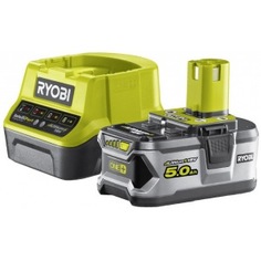 Аккумулятор ryobi one+ rc18120-150 (18 в; 5.0 а*ч; li-ion) + зарядное устройство rc18120