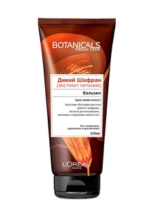 Бальзам для волос LOreal Paris LOreal "Botanicals, Дикий Шафран", для сухих волос, питательный, 200 мл, без парабенов, силиконов и красителей