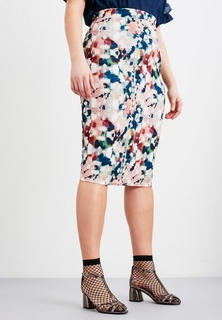 Юбка LOST INK PLUS PENCIL SKIRT IN ABSTRACT PRINT