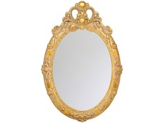 Настенное зеркало пальметто (object desire) золотой 38.5x57.5x2.0 см.