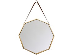 Настенное зеркало октагон (object desire) золотой 60x60x2 см.