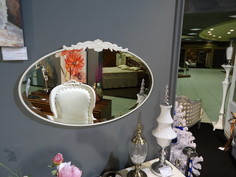 Зеркало franca (brevio salotti) белый 80x50 см.