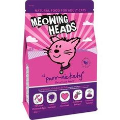 Сухой корм BARKING HEADS Adult Cat Purr-Nickety For a Fussy Diner Salmon, Chicken & Fish с лососем, курицей и рыбой для взрослых кошек 4кг (2494/20586)