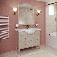 Тумба с раковиной Timo Аврора ящика, капучино (Av.t -105 M-V (C))