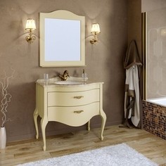 Тумба со столешницей и раковиной Timo Еллен плюс 2 ящика, аворио (Elp.t -90 M-V (A))