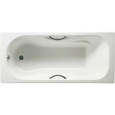 Чугунная ванна Roca Malibu 170x70 antislip с отверстиями для ручек (A2333G0000)