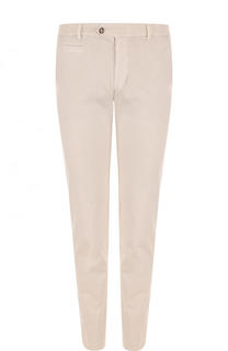 Хлопковые брюки прямого кроя Capobianco