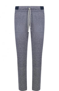 Брюки прямого кроя из смеси хлопка и льна Capobianco