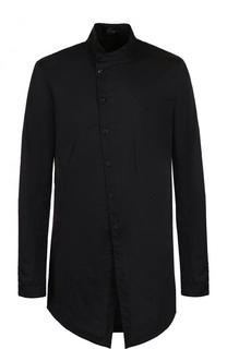 удлиненная рубашка из смеси хлопка и шелка Lost&amp;Found