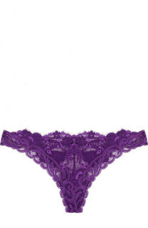 Однотонные кружевные стринги La Perla