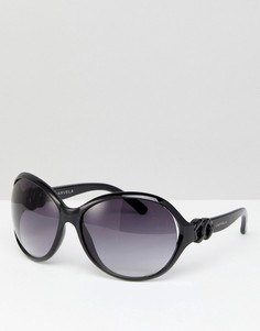 Большие солнцезащитные очки Carvela - Черный