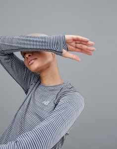 Лонгслив в полоску New Balance Running - Мульти