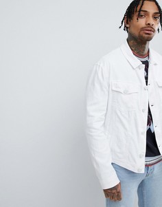 Белая джинсовая куртка Versace Jeans - Белый