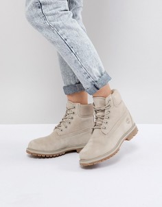 Замшевые ботинки на плоской подошве Timberland - Серый