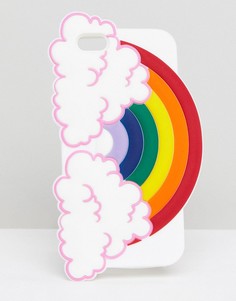 Чехол для IPhone с радужной отделкой Monki - Белый