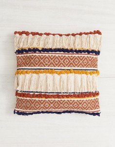 Разноцветный чехол на подушку с бахромой Pimkie - Мульти