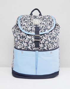 Рюкзак в стиле колор блок с цветочным принтом Jack Wills - Темно-синий