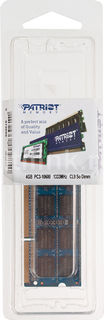Модуль памяти PATRIOT PSD34G13332S DDR3 - 4Гб 1333, SO-DIMM, Ret Патриот