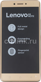 Смартфон LENOVO K6 Note K53A48, золотистый