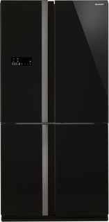 Холодильник SHARP SJ-FJ97VBK, трехкамерный, черный