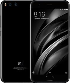 Смартфон XIAOMI Mi 6 64Gb, черный