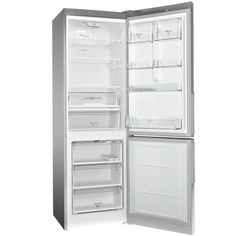 Холодильник HOTPOINT-ARISTON HF 4181 X, двухкамерный, нержавеющая сталь