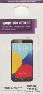 Защитное стекло для экрана REDLINE для Huawei Honor 5x, 1 шт [ут000008055]