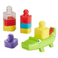 Развивающая игрушка Mattel Fisher-Price Пирамидка Веселый крокодил