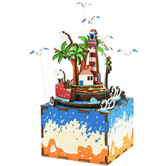 Конструктор Robotime Музыкальная шкатулка 3D Vocational Island 62 дет. AM407