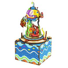 Конструктор Robotime Музыкальная шкатулка 3D Under The Sea 81 дет. AM406