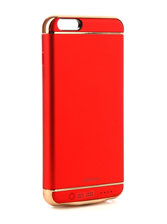 Аксессуар Чехол-аккумулятор JoyRoom Case Battery 3500 mAh Red для APPLE iPhone 6S