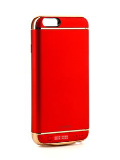 Аксессуар Чехол-аккумулятор JoyRoom Case Battery M124 2500 mAh Red для APPLE iPhone 6S