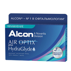 Контактные линзы Alcon Air Optix Plus HydraGlyde (6 линз / 8.6 / -5.5)