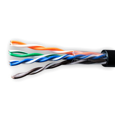Сетевой кабель SUPRLAN UTP Cat.5e 4x2x0.64 PE Outdoor 500m 01-0345