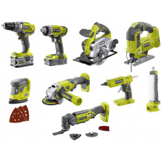 Набор инструмента ryobi r18ck9-252s 5133003576